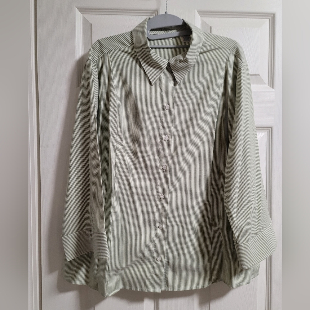 Riders By Lee Button Up Blouse Shirt XXL